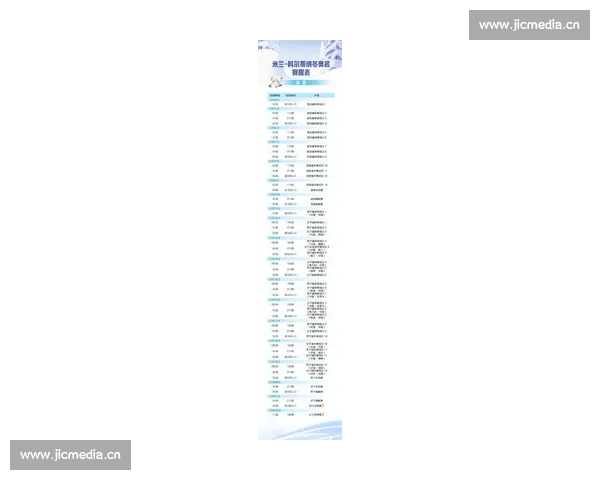 最新体育赛事赛程全览及关键比赛时间安排指南 - 副本 (3)